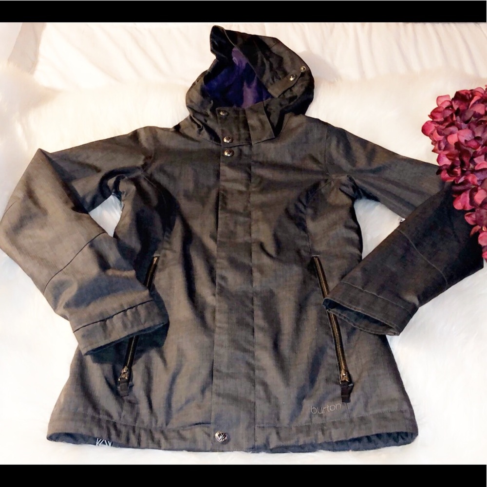 BURTON Gray Ski/Snowboard Jacket